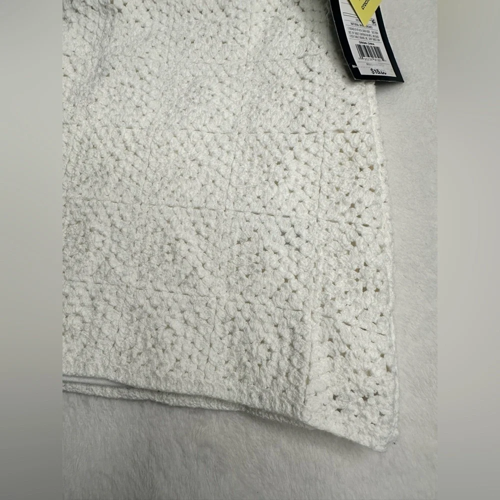 Art Class Sweater Knit Skirt Girls Size Medium 7/8 White Elastic Waist Lined - Picture 4 of 10